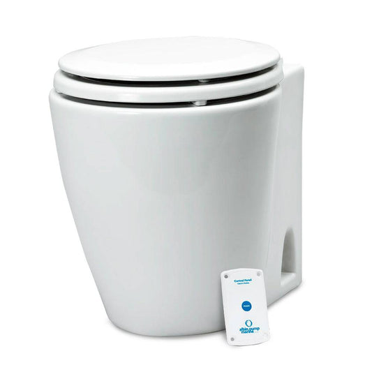 Albin Group Marine Design Marine Toilet Standard Electric - 12V [07-02-043] - Twin Screws Marine Service