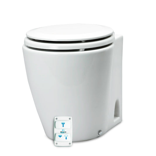 Albin Group Marine Design Marine Toilet Silent Electric - 12V [07-03-045] - Twin Screws Marine Service