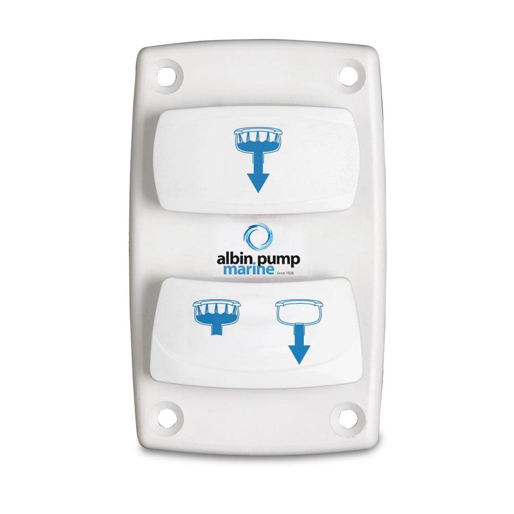 Albin Group Marine Control Silent Electric Toilet Rocker Switch [07-66-025] - Twin Screws Marine Service