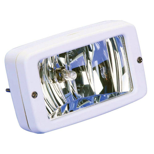 Marinco Flush Mount Halogen Deck Lamp - 12V - 55W - White [ML-005NWW] - Twin Screws Marine Service