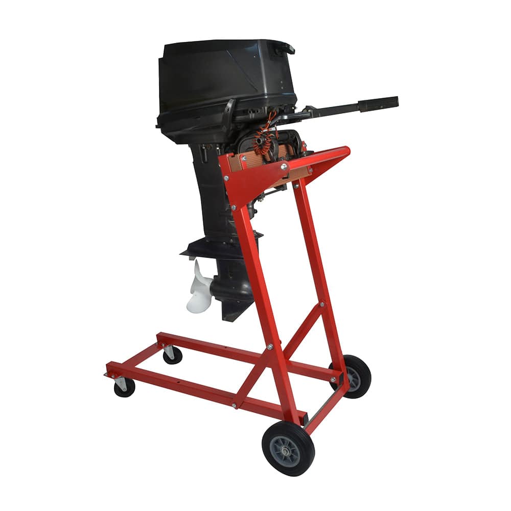 C.E. Smith Outboard Motor Dolly - 250lb. - Red [27580] - Twin Screws Marine Service