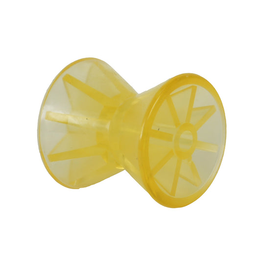 C.E. Smith Bow Roller - Yellow PVC - 4" x 1/2" ID [29543] - Twin Screws Marine Service