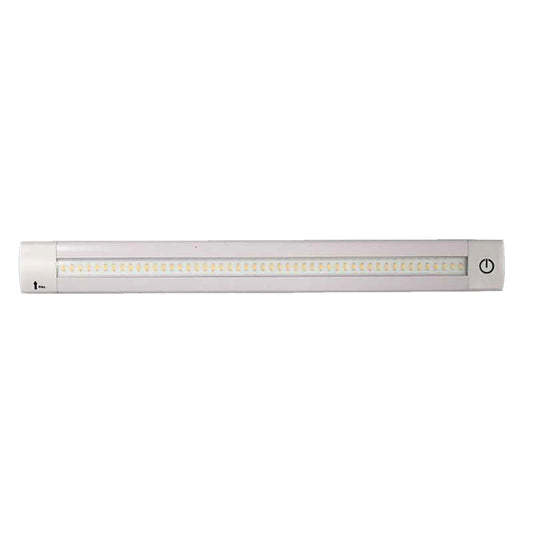 Lunasea Adjustable Linear LED Light w/Built-In Dimmer - 20" Warm White w/Switch [LLB-32LW-01-00] - Twin Screws Marine Service