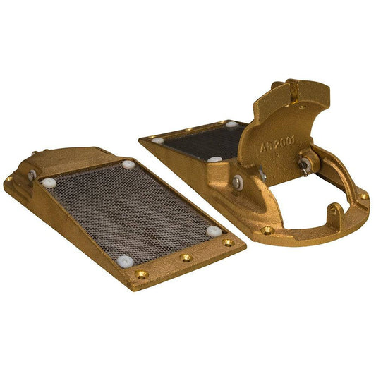 GROCO Perforated Hull Strainer w/Access Door 3" Max Thru-Hull [APHS-3000-1] - Twin Screws Marine Service