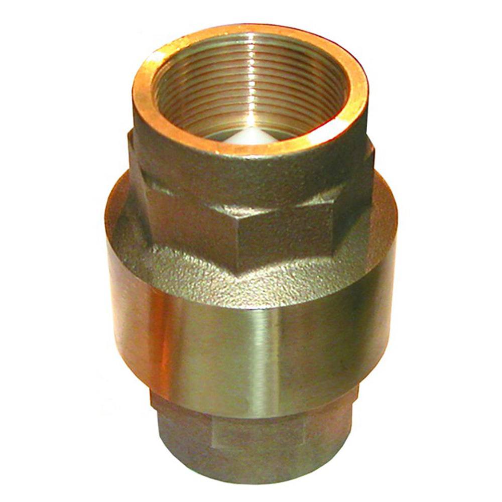 GROCO 3/4" Bronze In-Line Check Valve [CV-75] - Twin Screws Marine Service
