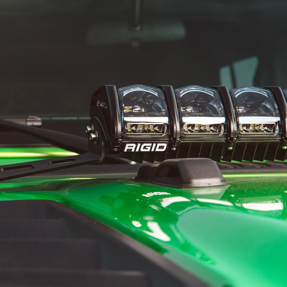 RIGID Industries 2018 Jeep Wrangler JL Adapt Hood Mount f/20" Adapt Lightbar [41665] - Twin Screws Marine Service