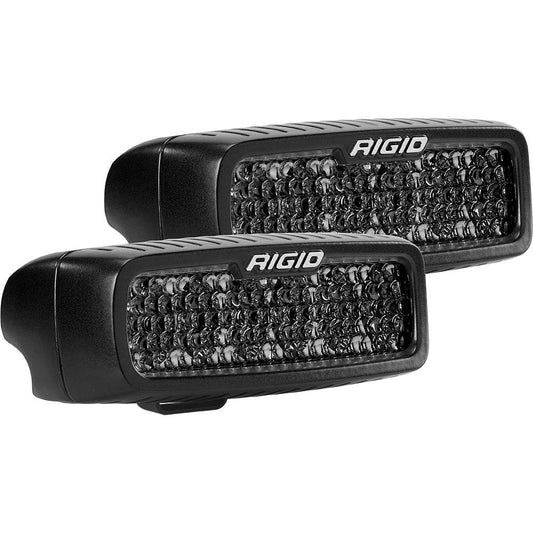 RIGID Industries SR-Q Series PRO Spot Diffused Midnight Surface Mount - Pair [905513BLK] - Twin Screws Marine Service