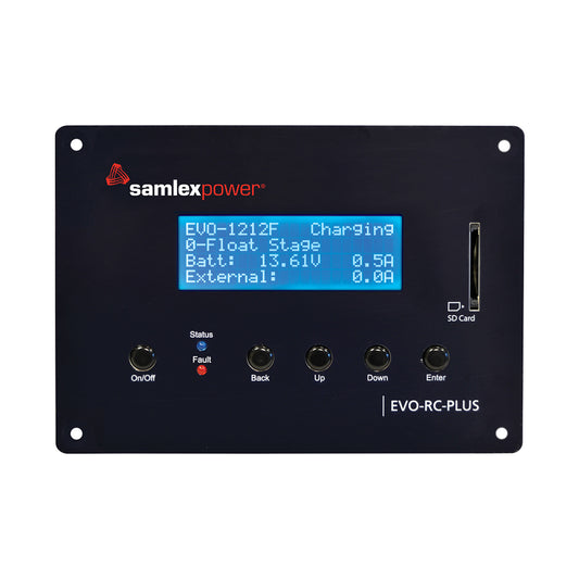 Samlex Programmable Remote Control f/Evolution F Series Inverter/Charger - Optional [EVO-RC-PLUS] - Twin Screws Marine Service