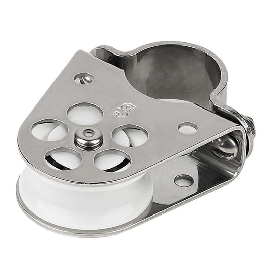 Schaefer Clamp-On Furling Line Stanchion Lead Block - 1" Ball Bearing [300-34] - Twin Screws Marine Service