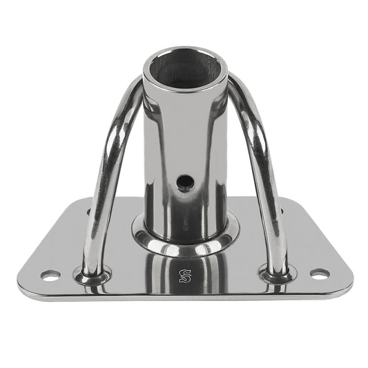 Schaefer Stanchion Base Single - Heavy-Duty [36-01] - Twin Screws Marine Service