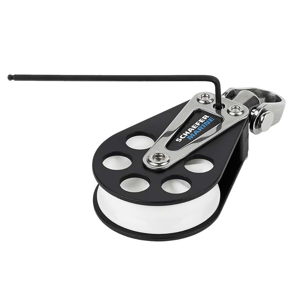 Schaefer Single Aluminum Block - 51mm Sheave [504-05] - Twin Screws Marine Service