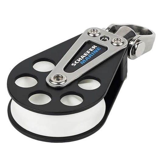 Schaefer Single Aluminum Block - 51mm Sheave [504-05] - Twin Screws Marine Service
