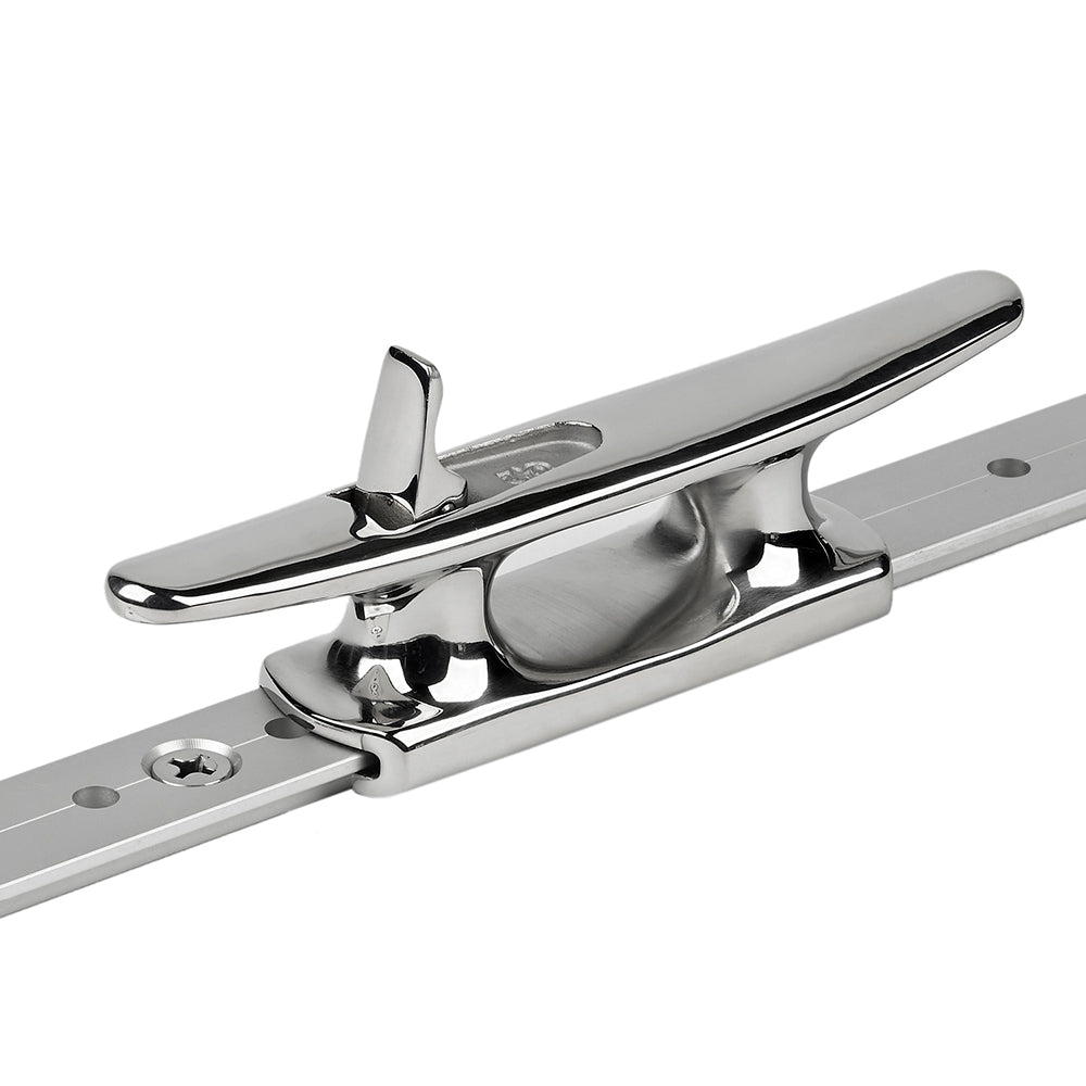 Schaefer Mid-Rail Chock/Cleat Stainless Steel - 1" [70-74] - Twin Screws Marine Service