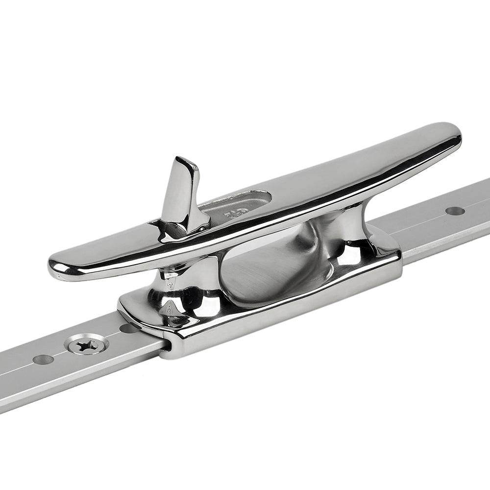 Schaefer Mid-Rail Chock/Cleat Stainless Steel - 1-1/4" [70-75] - Twin Screws Marine Service