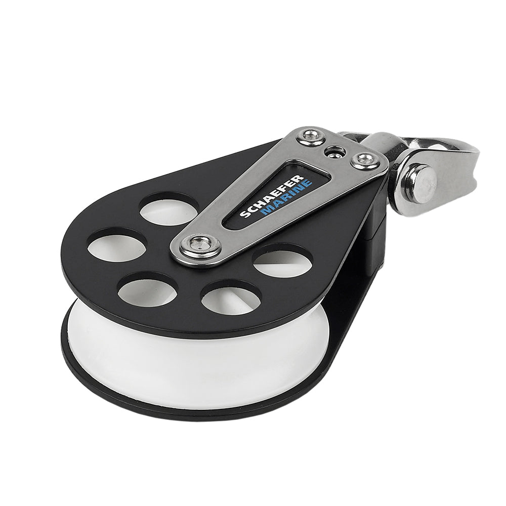 Schaefer Single Aluminum Block - 60mm Sheave [704-05] - Twin Screws Marine Service