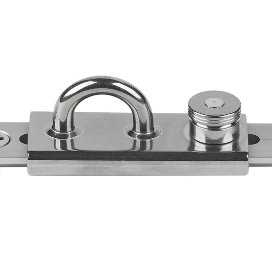Schaefer Stainless 1-1/4" T-Track Slider - Eye Slide/Lined [72-49] - Twin Screws Marine Service