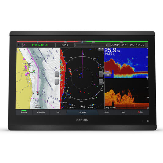 Garmin GPSMAP 8416xsv 16" Chartplotter/Sounder Combo w/Worldwide Basemap  Sonar [010-02093-02] - Twin Screws Marine Service