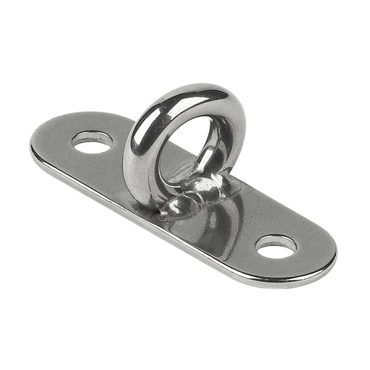 Schaefer Stainless Steel Welded Pad Eye - 1-7/8"L x 5/8"W [78-02] - Twin Screws Marine Service