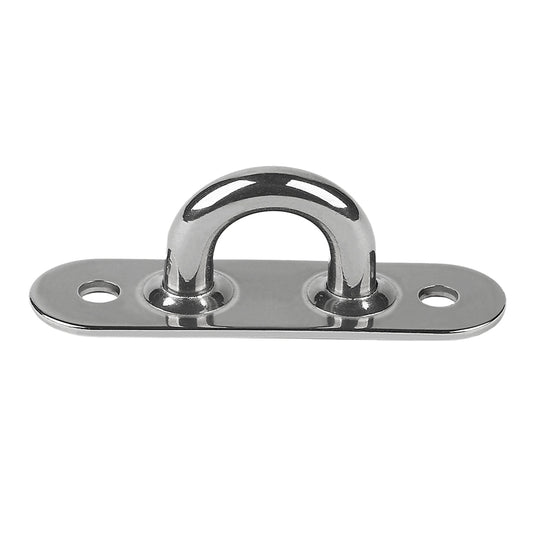 Schaefer Stainless Steel Welded Pad Eye - 2-1/4"L x 5/8"W [78-05] - Twin Screws Marine Service