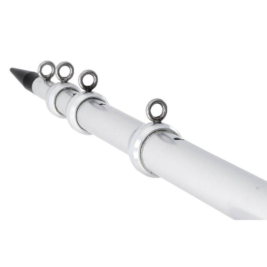 Tigress XD Telescoping Aluminum Outrigger Poles - 15 - 1-1/2" OD Silver [88924] - Twin Screws Marine Service