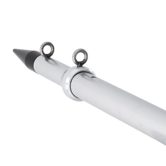 Tigress XD Telescoping Aluminum Center Rigger Pole - 8 - Silver [88921] - Twin Screws Marine Service