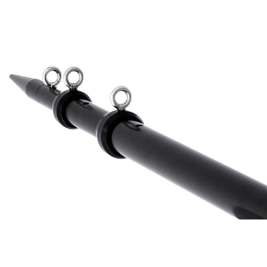 Tigress XD Telescoping Aluminum Center Rigger Pole - 8 - Black [88921-1] - Twin Screws Marine Service