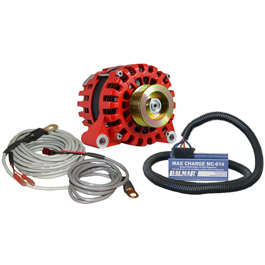 Balmar Alternator Vortec K6 Serpentine Pulley Regulator  Temp Sensor - 170A - 12V [XT-VT-170-K6-KIT] - Twin Screws Marine Service