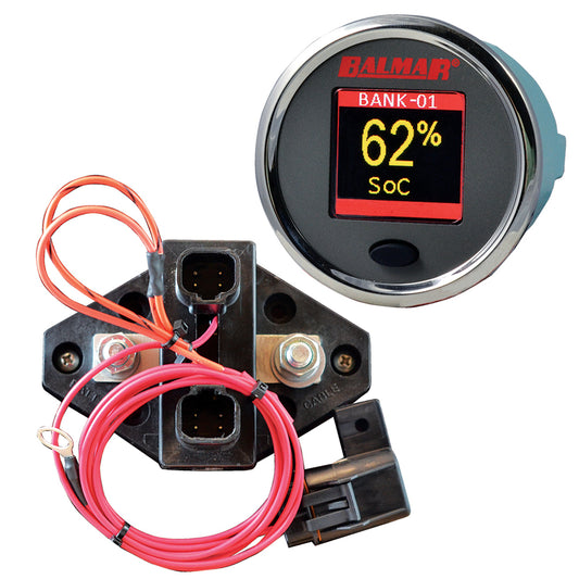 Balmar SG200 Battery Monitor Kit w/Display Shunt  10M Cable - 12-48 VDC [SG200] - Twin Screws Marine Service