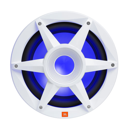 JBL 10" Marine RGB Passive Subwoofer - White Stadium Series [STADIUMMW1000AM] - Twin Screws Marine Service