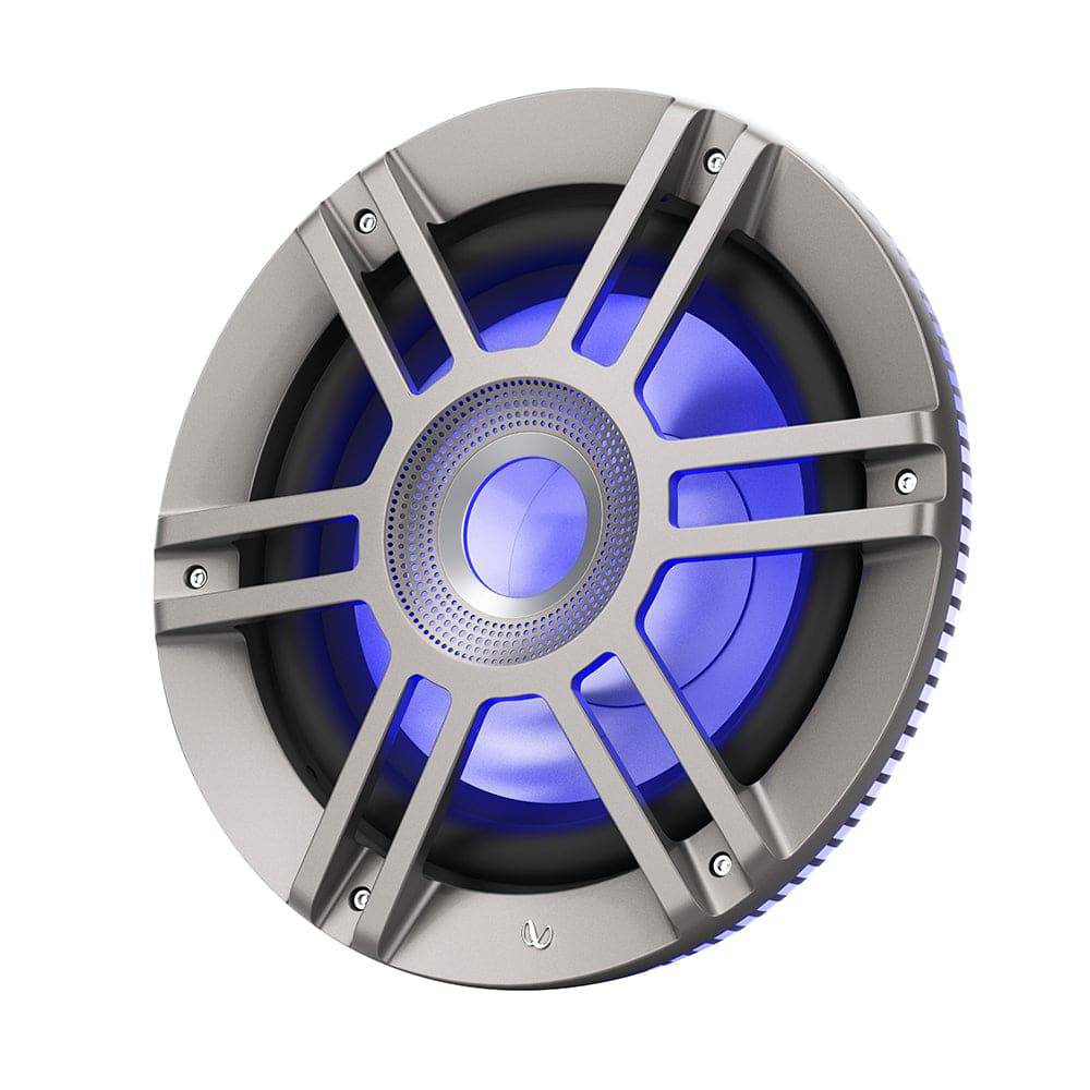 Infinity 10" Marine RGB Kappa Series Speakers - Titanium/Gunmetal [KAPPA1050M] - Twin Screws Marine Service