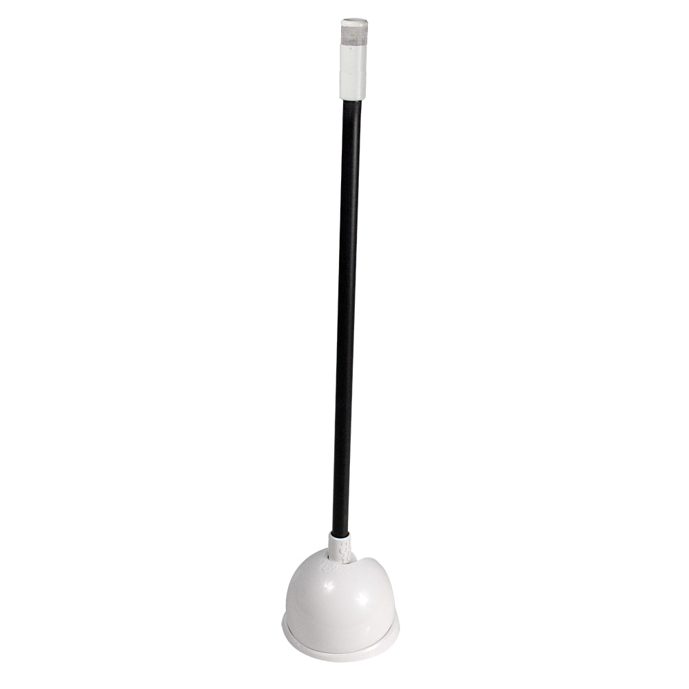 Lumitec Contour Anchor Light - 12" - Black Shaft White Base [101585] - Twin Screws Marine Service