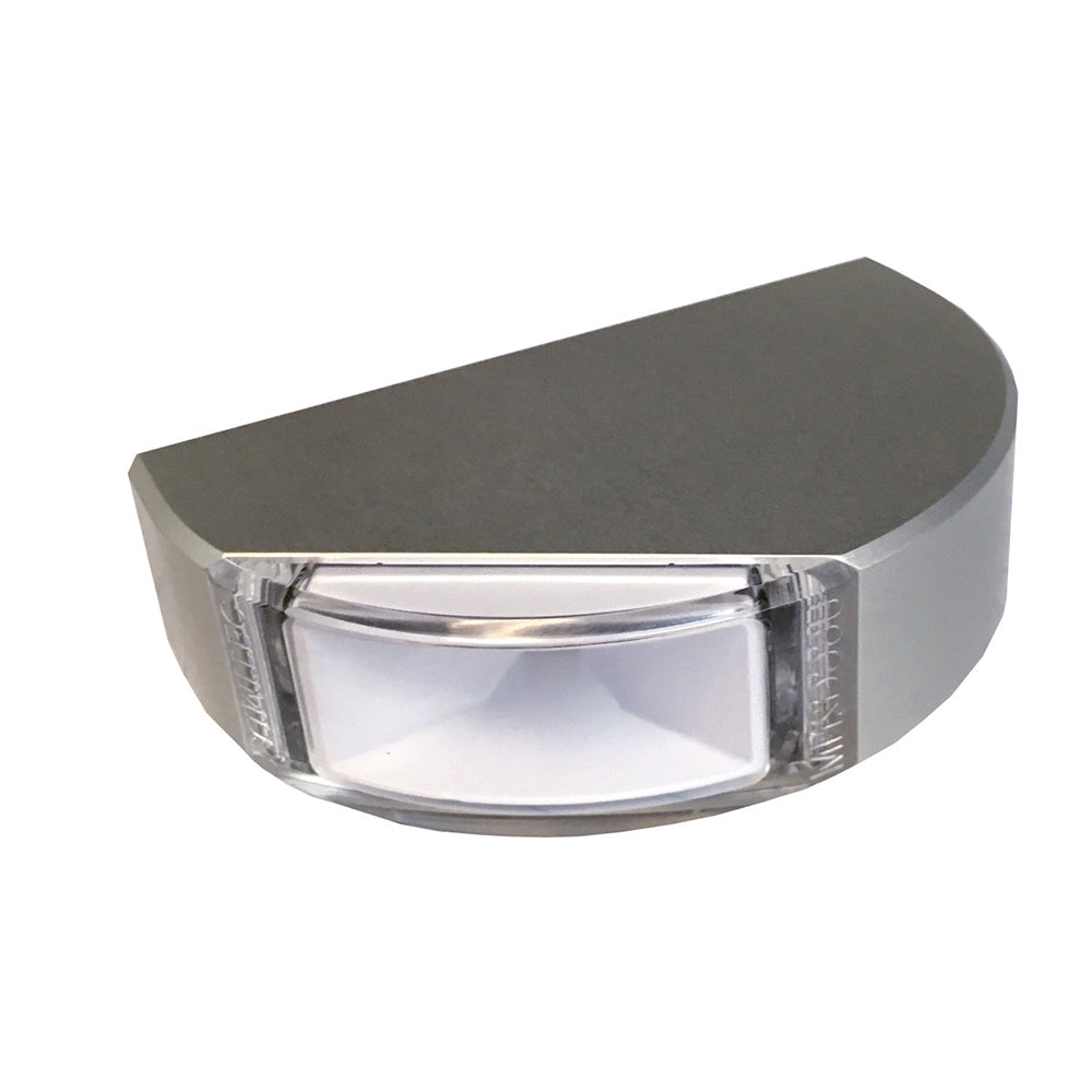 Lumitec Surface Mount Navigation Light - Classic Aluminum - Starboard Green [101578] - Twin Screws Marine Service