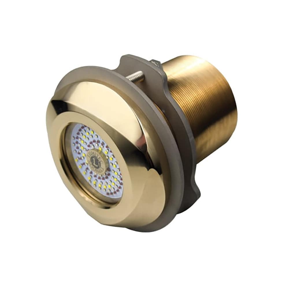 Lumitec SeaBlaze Typhoon Underwater Bronze Thru-Hull LED Light - White/Blue [101448] - Twin Screws Marine Service