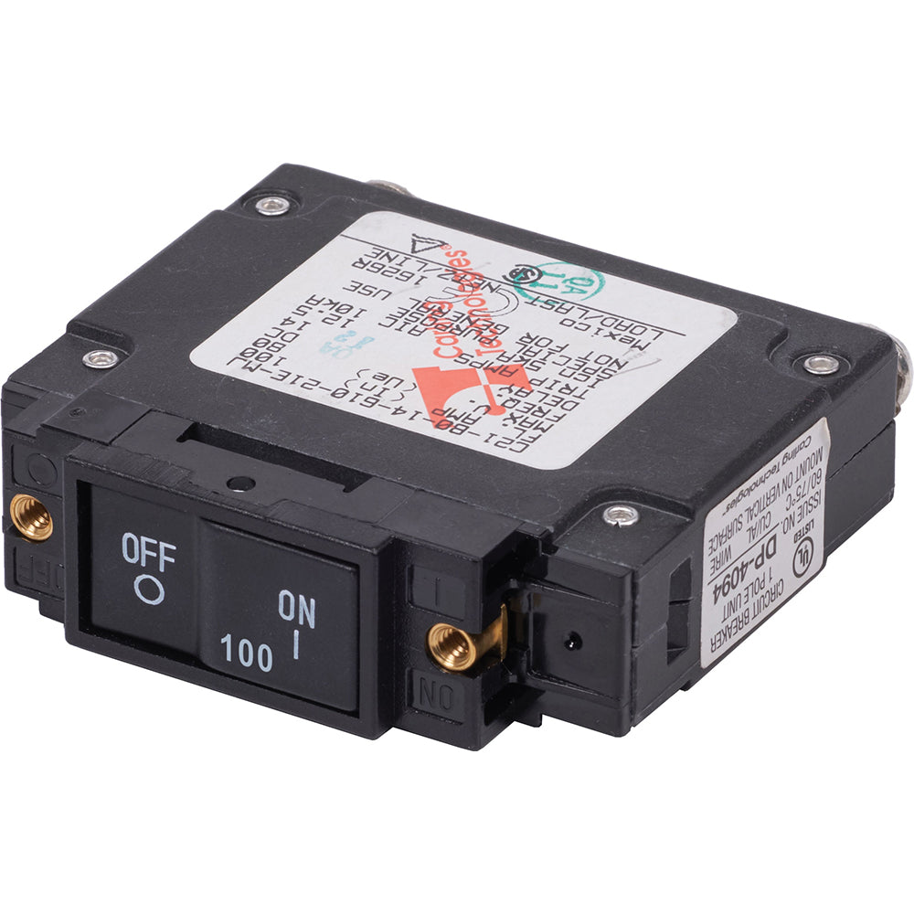 Blue Sea 7446 UL-489 Circuit Breaker - 100A Flat Rocker [7446] - Twin Screws Marine Service