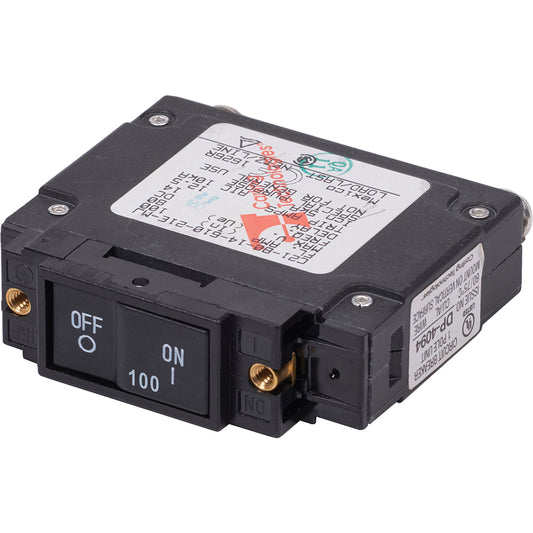 Blue Sea 7446 UL-489 Circuit Breaker - 100A Flat Rocker [7446] - Twin Screws Marine Service