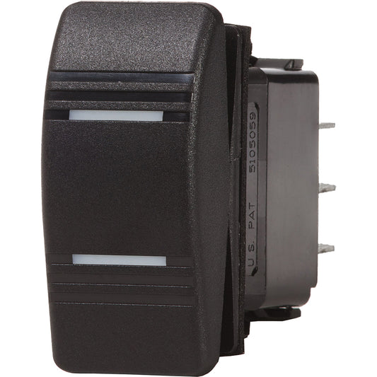 Blue Sea Contura Switch DPDT Black - ON-ON [8300] - Twin Screws Marine Service