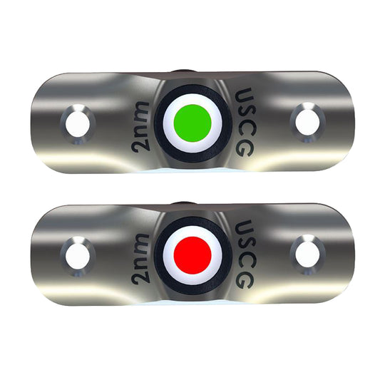 TACO Rub Rail Mounted LED Navigation Light Set - 2-1/2" [F38-6800D] - Twin Screws Marine Service