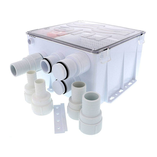 Rule Shower Drain Box w/1100 GPH Pump - 24V [99B-24] - Twin Screws Marine Service
