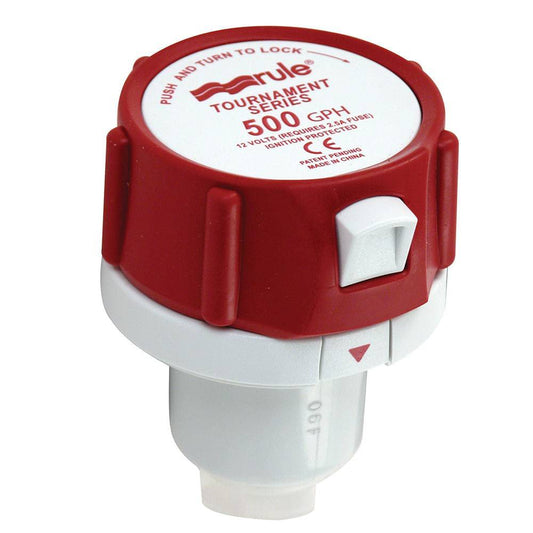 Rule 500 GPH Replacement Motor Cartridge f/Tournament Series Pumps [45DR] - Twin Screws Marine Service