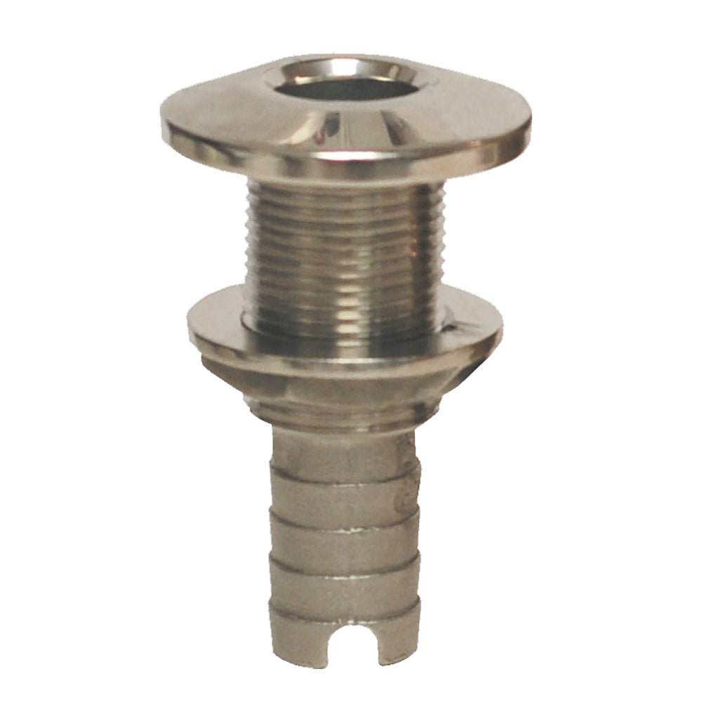 GROCO Stainless Steel Hose Barb Thru-Hull Fitting - 1-1/8" [HTH-1125-S] - Twin Screws Marine Service
