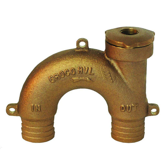 GROCO Bronze Vented Loop - 1-1/2" Hose [HVL-1500] - Twin Screws Marine Service