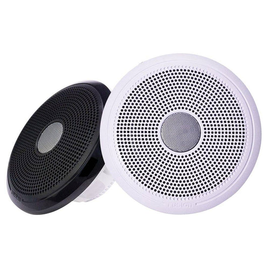 Fusion XS-F40CWB XS Series 4" 120 Watt Classic Marine Speakers - White  Black Grill Options [010-02199-00] - Twin Screws Marine Service