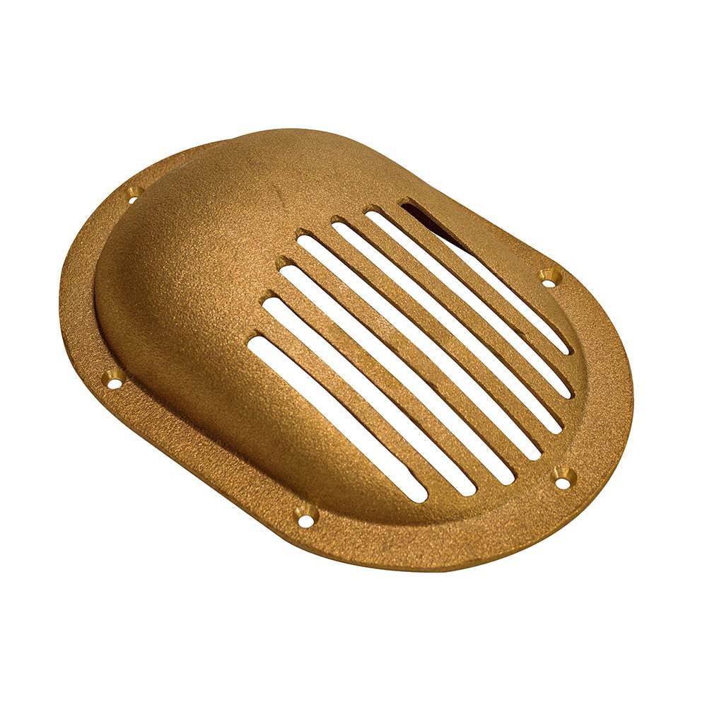 GROCO Bronze Clam Shell Style Hull Strainer f/Up To 2-1/2" Thru Hull [SC-2500-L] - Twin Screws Marine Service