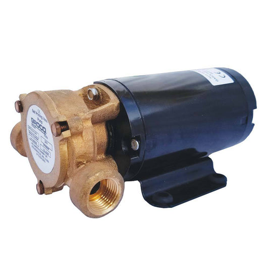 GROCO Heavy Duty Positive Displacement Vane Pump - 12V [SPO-60-N 12V] - Twin Screws Marine Service