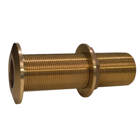 GROCO 2" Bronze Extra Long Thru-Hull Fitting w/Nut [THXL-2000-W] - Twin Screws Marine Service
