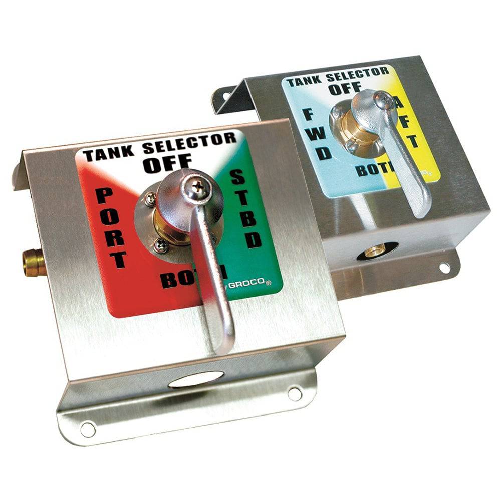 GROCO 1/2" 4-Way Tank Selector Kit [TS-350-T] - Twin Screws Marine Service