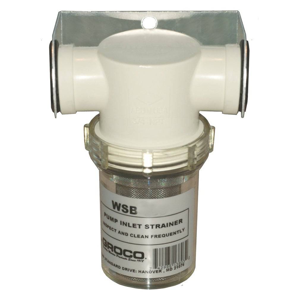 GROCO 1" Fresh Water Strainer w/Plastic Basket [WSB-1000-P] - Twin Screws Marine Service