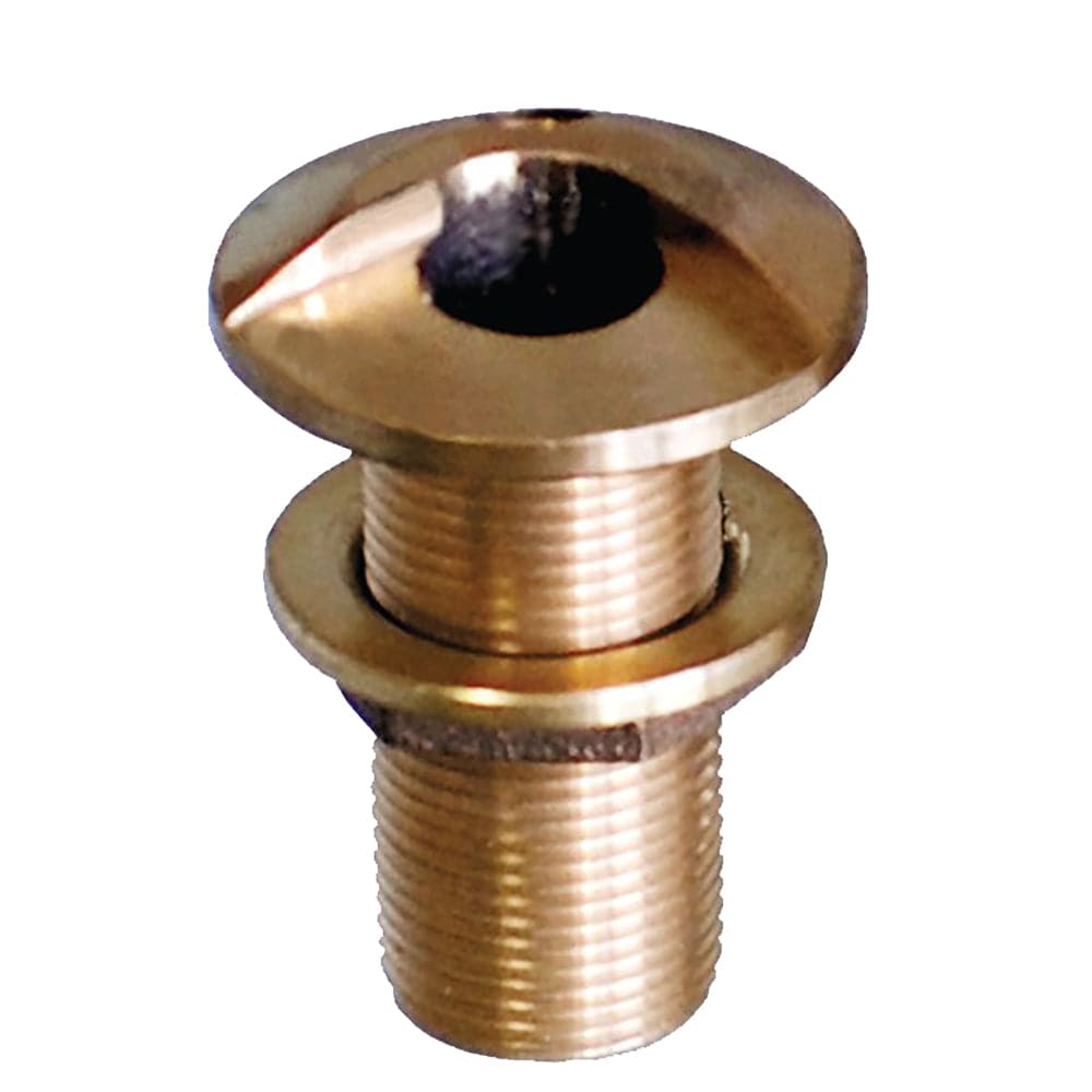GROCO 1-1/4" Bronze High Speed Thru-Hull Fitting w/Nut [HSTH-1250-W] - Twin Screws Marine Service