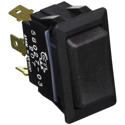 Cole Hersee Sealed Rocker Switch Non-Illuminated SPDT On-Off-On 3 Blade [58027-03-BP] - Twin Screws Marine Service