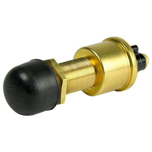 Cole Hersee Heavy Duty Push Button Switch w/Rubber Cap SPST Off-On 2 Screw - 35A [M-626-BP] - Twin Screws Marine Service